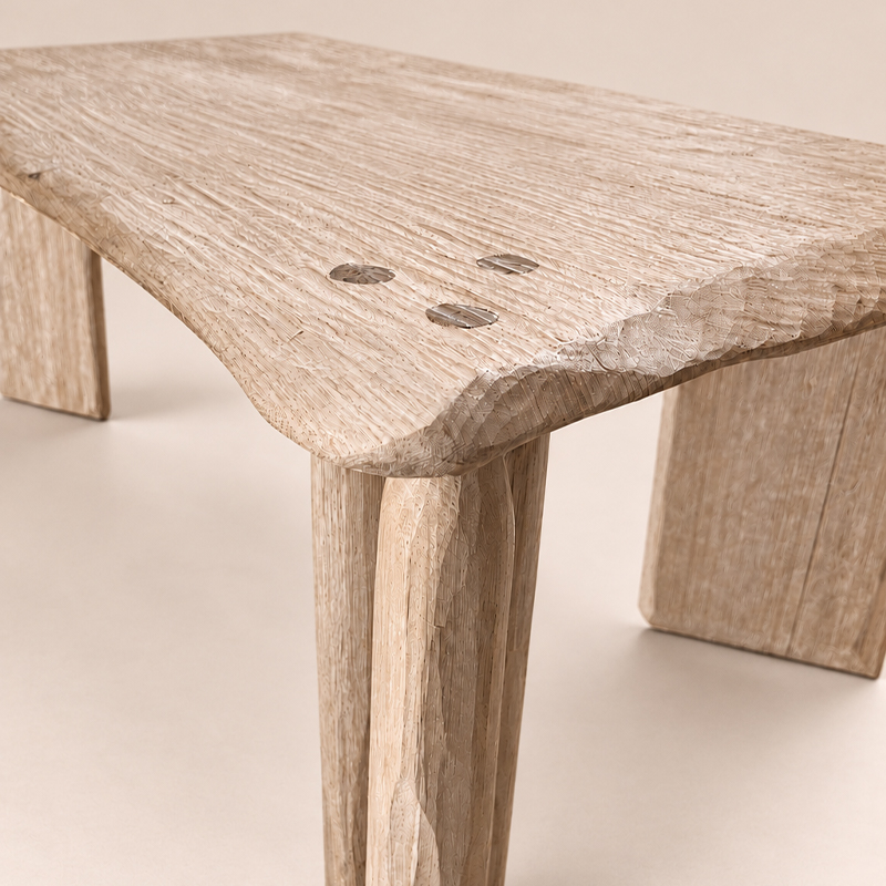 Carved Coffee Table, detail