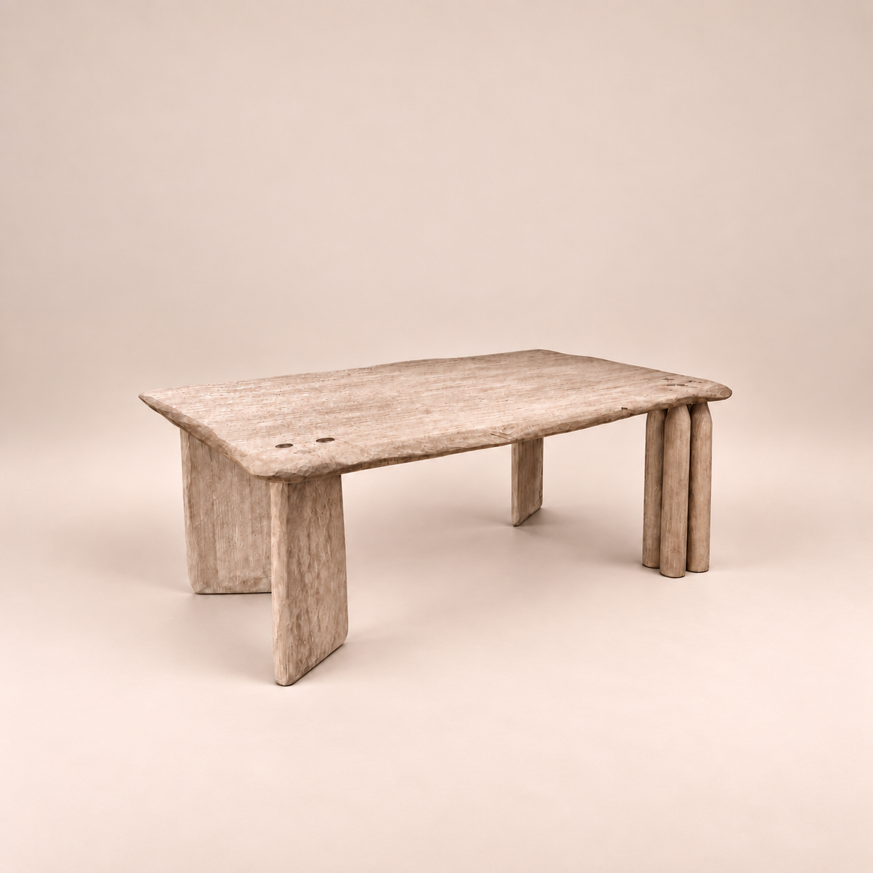 Carved Coffee Table by Luke Crouch Studio