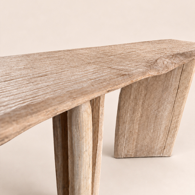 Carved Console Table, detail