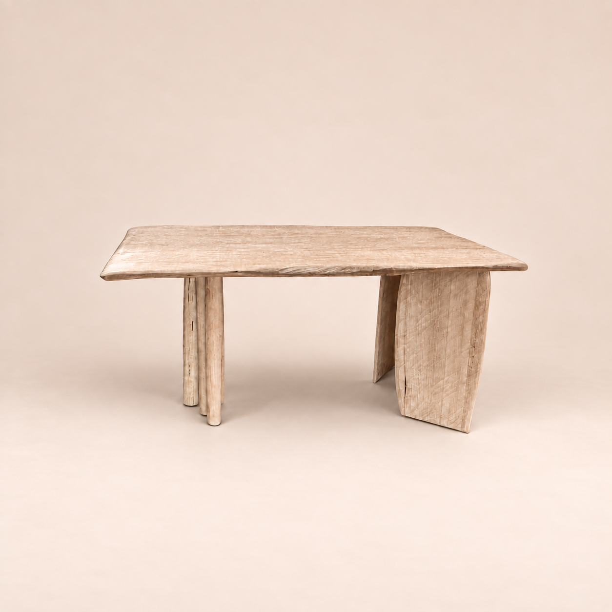 Carved Dining Table by Luke Crouch Studio