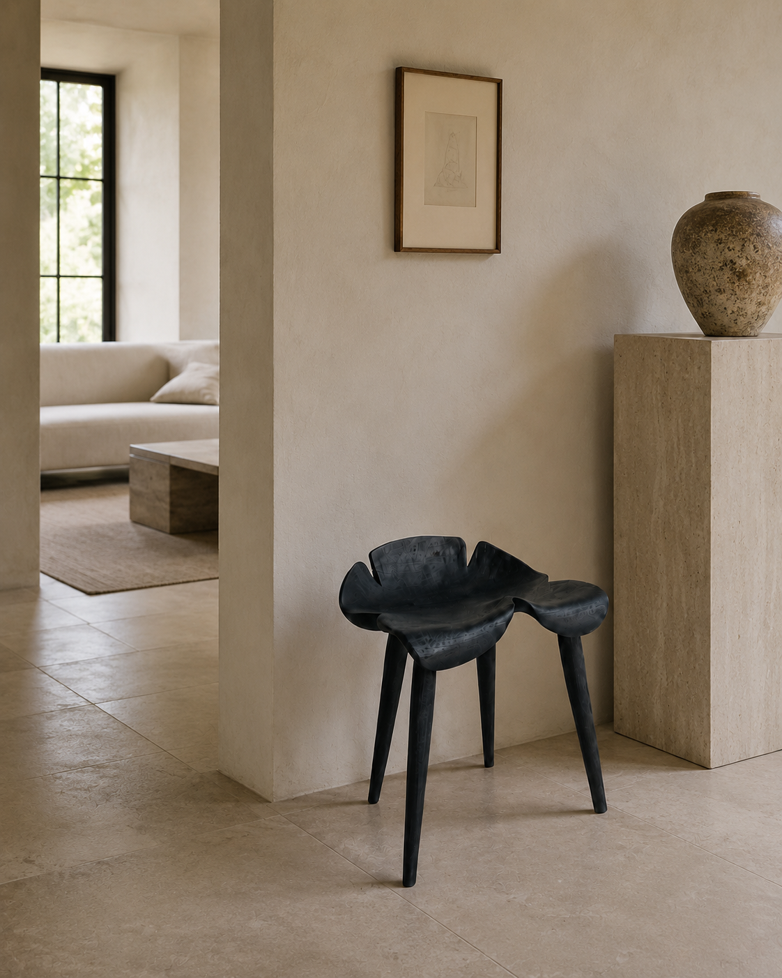 Flower Stool in an interior