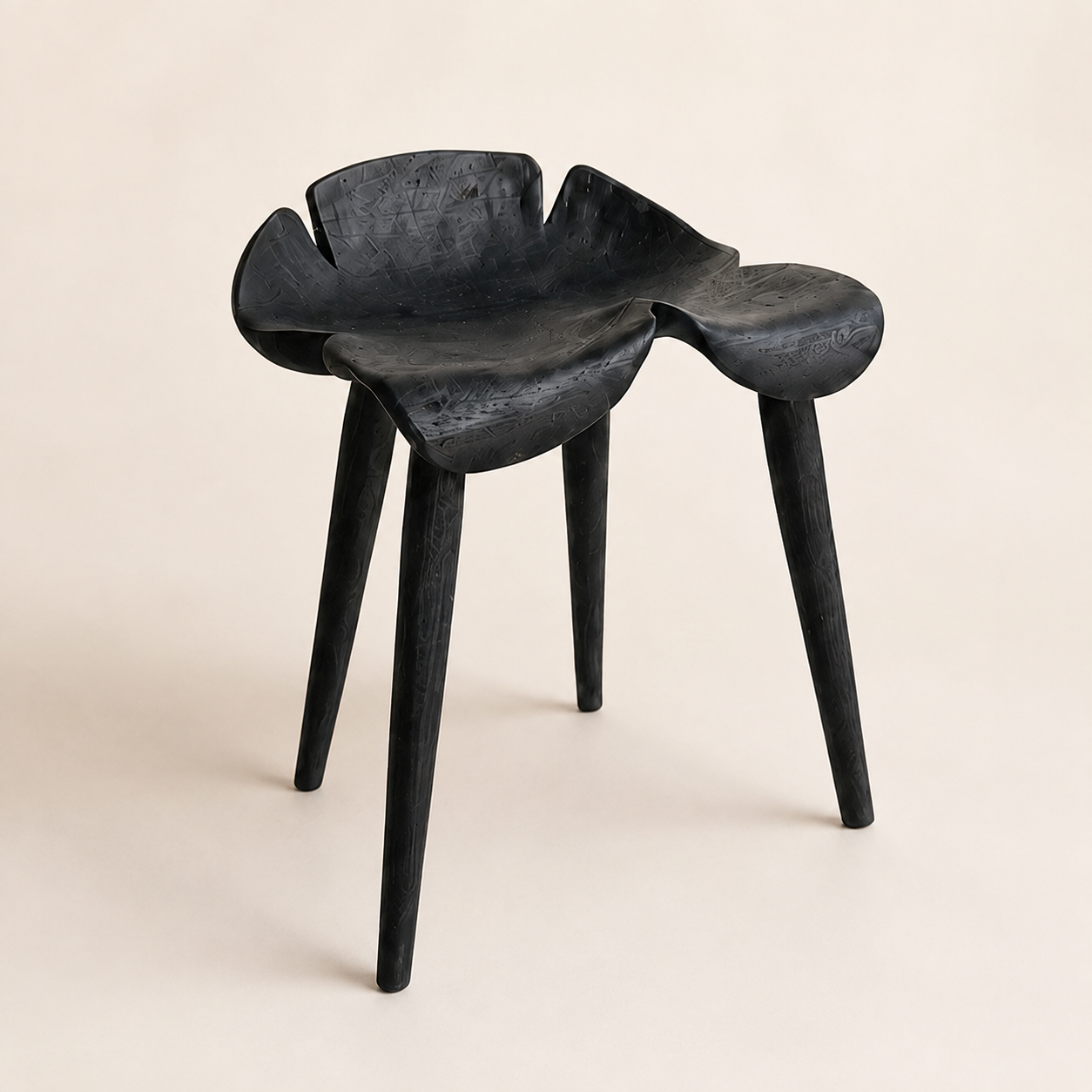 Flower Stool by Luke Crouch Studio